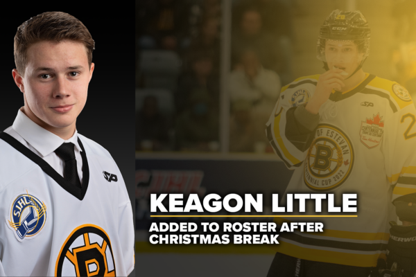Keagon Little Returns to Estevan Bruins in 2023 | Estevan Bruins