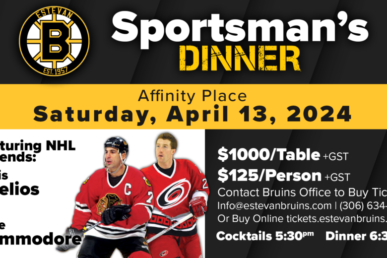 2024 Sportsman's Dinner on April 13th At Affinity Place