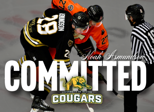 Asmundson commits to U of R Cougars
